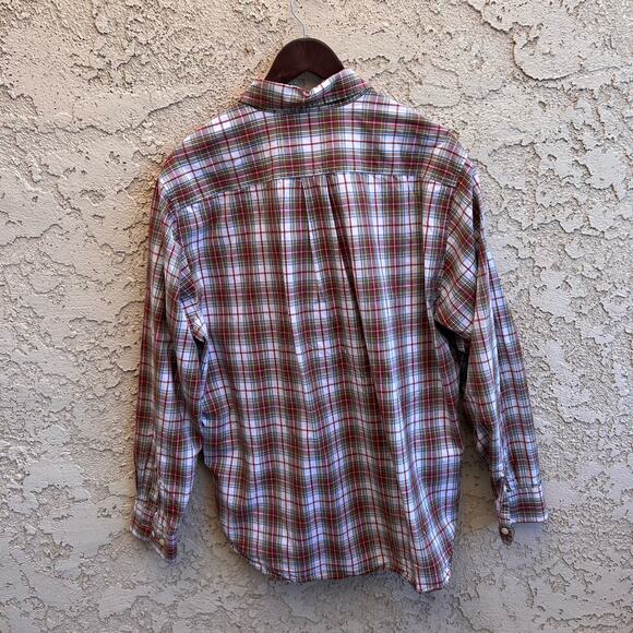 Eddie Bauer Plaid Button Down Shirt Size Mens Large - Picture 2 of 4